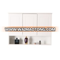 2018 modern home use melamine finish light bathroom and kitchen storage cabinet