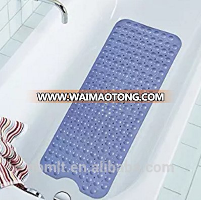 pvc bath mat with suctions anti slip bath tub mat shower carpet